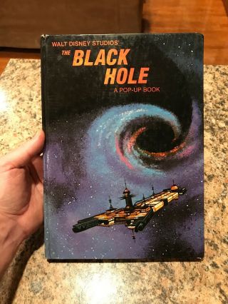 Rare Vintage 1979 Walt Disney The Black Hole Pop Up Book Hard Cover Vg