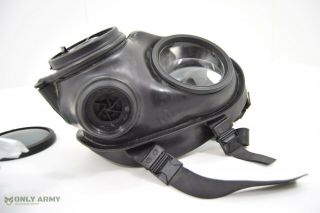British Army Avon S10 Gas Mask,  Filter,  Anti Flash Lenses RARE Ex UKSF SAS SBS 3