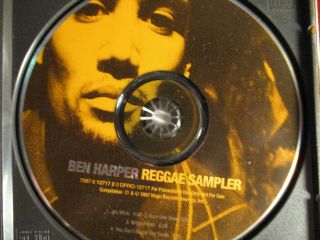 Rare Cd: Ben Harper " Reggae Sampler " 1997 Virgin Promo Four Tracks; 1 Unreleased