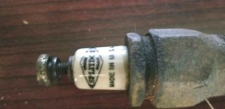Antique Splitdorf Brand Spark Plug 3/4 Inch Thread 31/8 Inches Long