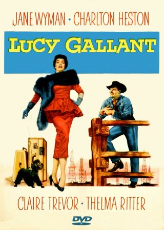 Lucy Gallant (rare 1955 Dvd) Jane Wyman Charlton Heston