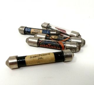 Antique Radio Parts - (5) Assorted Resistors - Pilotohm,  Amsco,  Continental Wy15