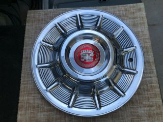 Vintage 1957 Cadillac Eldorado Wheel Covers Hub Caps Lead Sled Hot Rod Rat Rare