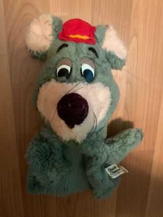 Vtg Chuck E Cheese Pizza Time Theater Hand Puppet 1983 80s Toy Rare