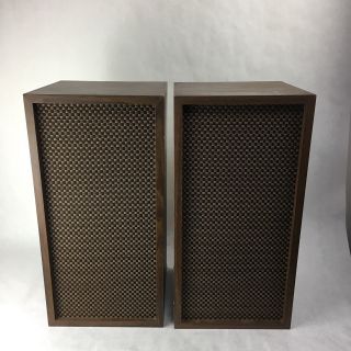 Vintage Extremely Rare Heathkit As - 37a Speakers (set Of 2) Late 60 