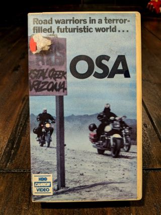 Osa Vhs 1986 Hbo Cannon Video Post Apocalyptic Action Rare Oop Scifi Fantasy