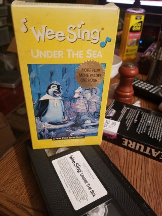 Wee Sing Under The Sea Vhs Video Rare Kids Vintage Rare Cover