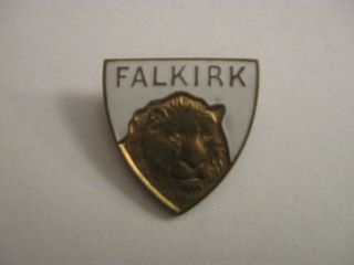 Rare Old Falkirk Lions Ice Hockey Club Enamel Brooch Pin Badge