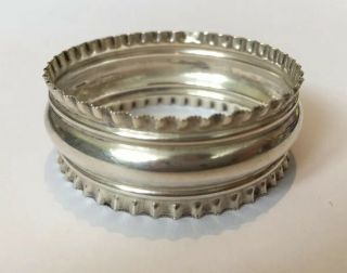 Antique Silver Napkin Ring Birmingham 1916 Henry Griffith & Sons