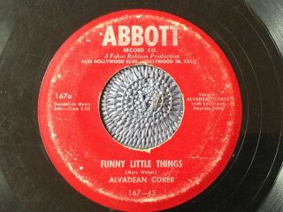 Alvadean Coker - Funny Little Thing Rare Us 1954 / Rockabilly / Rock ’n’ Roll