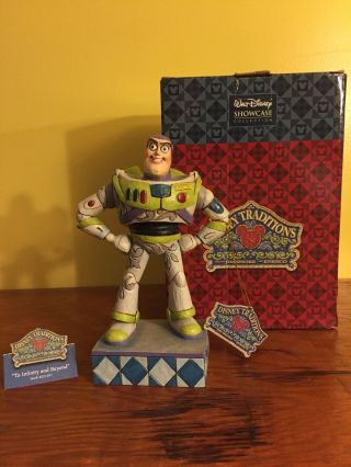 Rare Disney Traditions Jim Shore 4031491 Buzz Lightyear To Infinity And Beyond