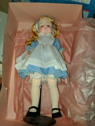 Vintage Madame Alexander 13 " Alice Doll 1552 W/tags