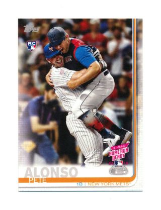 2019 Topps Update Mini Us262 Pete Alonso Rc Hr Derby Champ Ny Mets Rare Sp/291