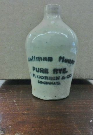 Antique Mini Jug - Hoffman House Blended Whiskey - H F Corbin & Co - Cincinnati