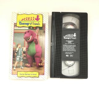 BARNEY & FRIENDS Doctor Barney is Here VHS Rare 3