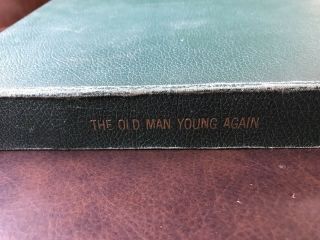 The Old Man Young Again Arabic English 1899 Carrington RARE Limited Niemoeller 3