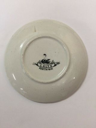 Rare Calyx (early Wembley Ware) Western Australian Pottery Plate 1930’s