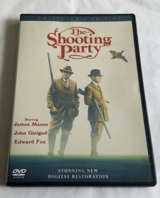 The Shooting Party Dvd Rare Out Of Print Oop James Mason John Gielgud