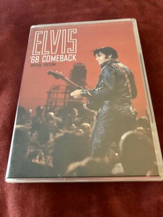 Elvis - ‘68 Comeback Special Edition Dvd,  Rare/ Region 1