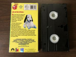 THE BIG STUFFED DOG - VHS RARE - 1981 Noah Berry Peanuts Snoopy - PARAMOUNT 2