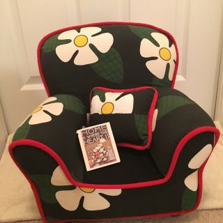 Rare Huge " Overstuffed Daisy Chair " Mary Engelbreit Home Is Where The Heart Is
