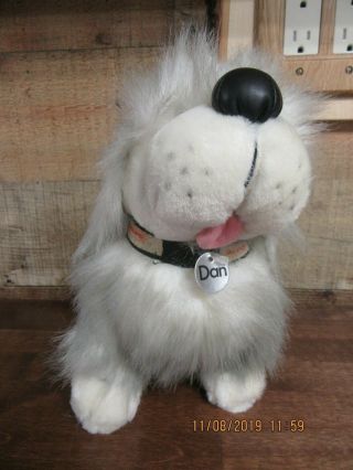 Vintage English Sheep Dog " Dan " Alpo Dog Food & Treats Rare Russ Berrie Toy