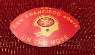 San Francisco 49ers Rare 1971 Pocket Schedule Nfl Forty - Niners Dewar 