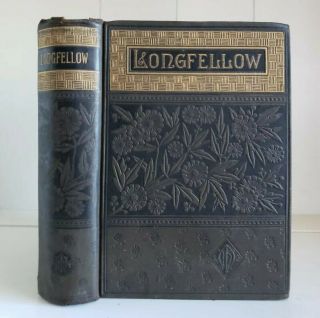 The Poetical Of Henry Wadsworth Longfellow Antique 1882 Victorian
