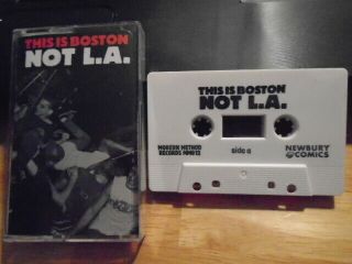 Rare Newbury Exclusive This Is Boston Not L.  A.  Cassette Tape Punk Fus Gang Green