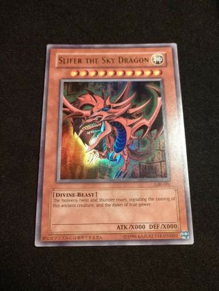 Yugioh Slifer The Sky Dragon Gbi - 001 Ultra Rare Promo Card (nm)