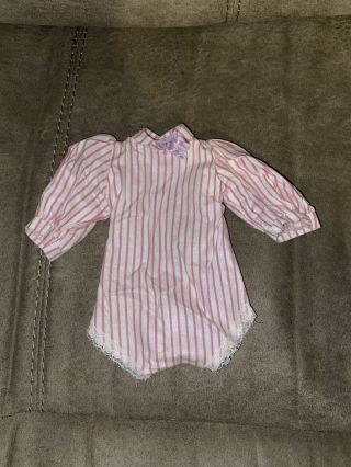 Vintage 21” Madame Alexander Cissy Doll Clothes - Pink Striped Outfit