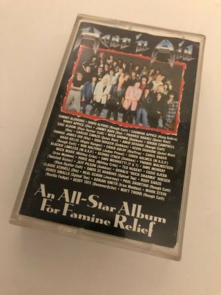 Vtg 1986 Hear N Aid Cassette Heavy Metal All Stars Album Tape Lp 80s Rare Og Euc