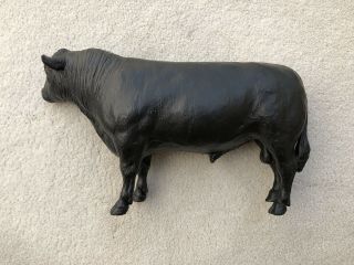 Rare Vintage Breyer Horse Animal 365 Black Angus Bull 2