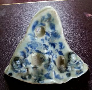 Antique Chinese Ming Dynasty Porcelain Blue And White Shan - Zi