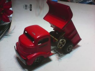 Rare Smitty Toys Smith Miller Red Dump Truck in Great NR 2