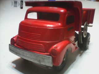 Rare Smitty Toys Smith Miller Red Dump Truck in Great NR 3