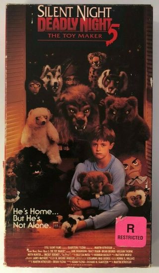 Silent Night Deadly Night 5 Rare & Oop Horror Movie Live Home Video Vhs