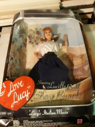 I Love Lucy Episode 150 - “lucy’s Italian Movie” Barbie Collector Doll (1999)