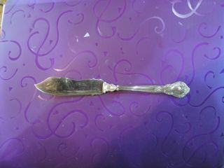 Antique Pat 95 Sterling Silver Butter Knife W/lion & Anchor