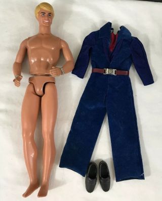 Vintage 1977 Mattel Superstar Ken Doll 2211 Barbie Doll