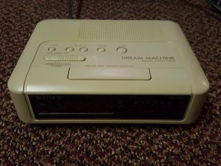 Vintage Sony Dream Machine Digital Am/fm Clock Radio W/dream Bar Icf - C240