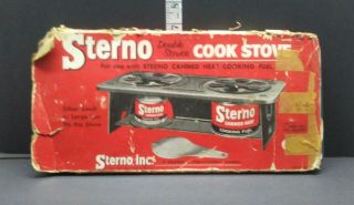 Vintage Sterno Double Service Cook Stove No 46