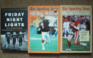 The Sporting News American Football Books Rare Register 1989 Pro Guide 1990 Usa