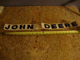 Rare Vintage John Deere Sticker / Decal Letters 1 - 3/4 " Tall C A Color Arts Inc.