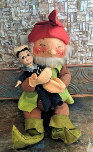 Vintage 18” Annalee Gnome Elf Collectable Christmas Doll & Toy - 1979