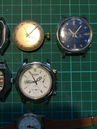 joblot of 8 vintage watches.  spares or repairs. 3