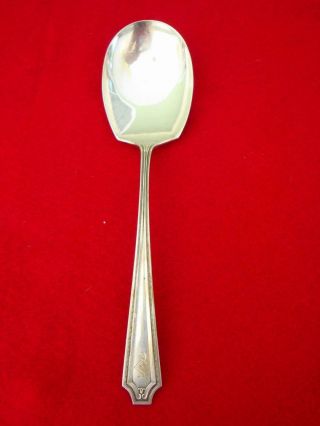 Antique Sterling Silver Whiting Manufacturing Co 1918 Large Serving Spoon