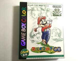 Mario Golf Gb/game Boy Color/free Shiping/from Japan/nintendo/1999/used/rare/03