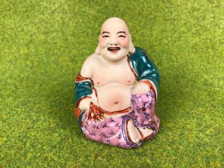 A Vintage Chinese Porcelain Figure Of Budai - Seal Mark To Base.