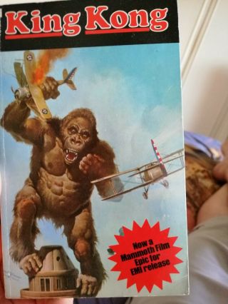 King Kong D W Lovelace Rare 1977 Remake Rerelease Paperback